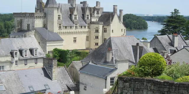 Pays De Loire Anjou Montsoreau Chateau Bord De Loire