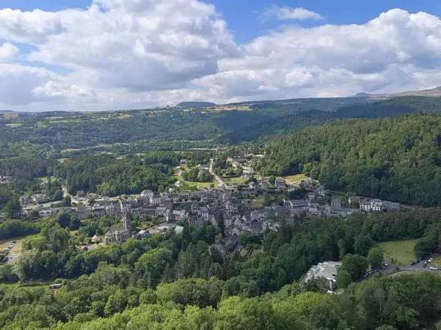 Puy De Dome Murol Paysage Vu Depuis Le Chateau
