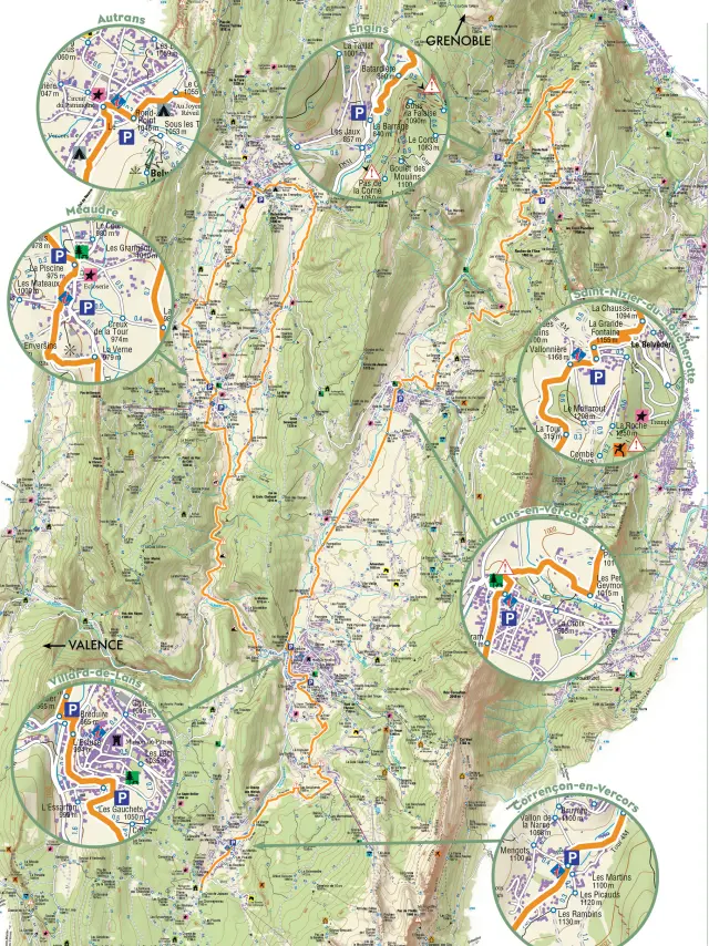 Via Vercors 2020 Copertina della mappa