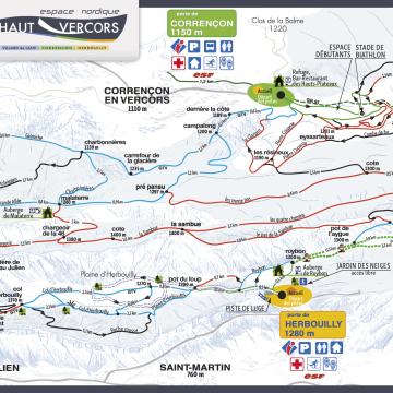 Plans Des Pistes Office De Tourisme De Villard De Lans Corren On En