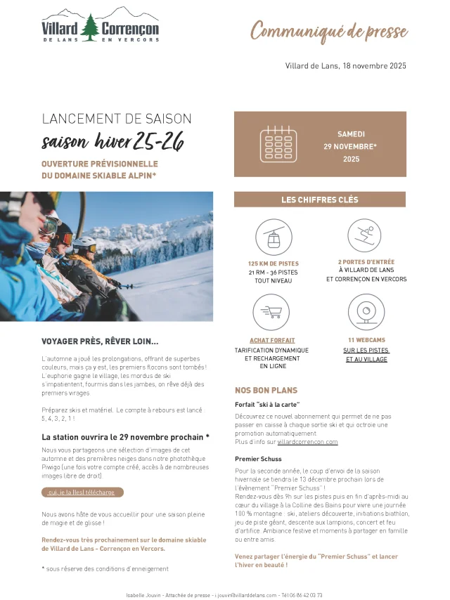 Cp Ouverture Domaine Skiable Alpin Vdl C