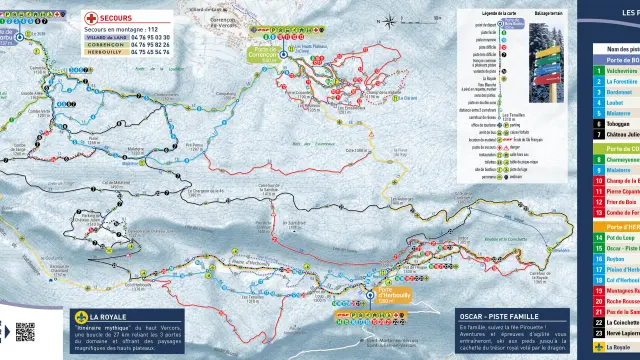 Plan Des Pistes Ski Nordique 25 26