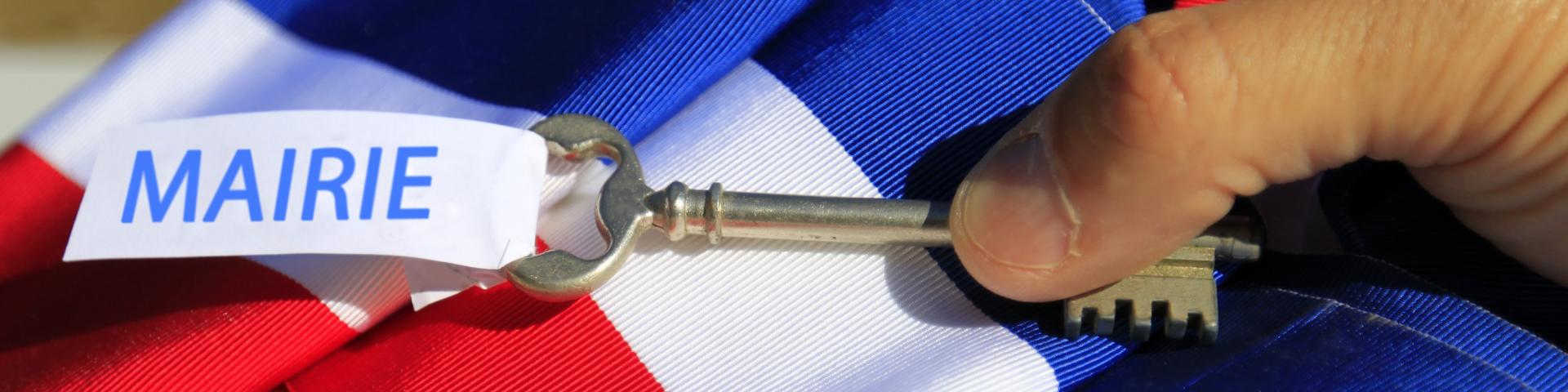 maire élection municipale clé mairie
