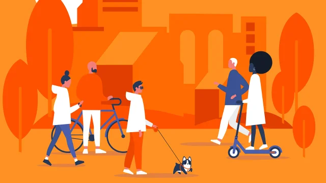 Affiche Unjour Unquartier 2024 2025 Orange