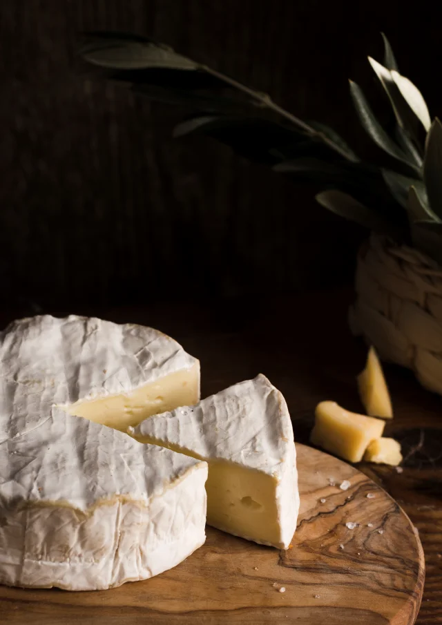 High Angle Cheese Composition Table