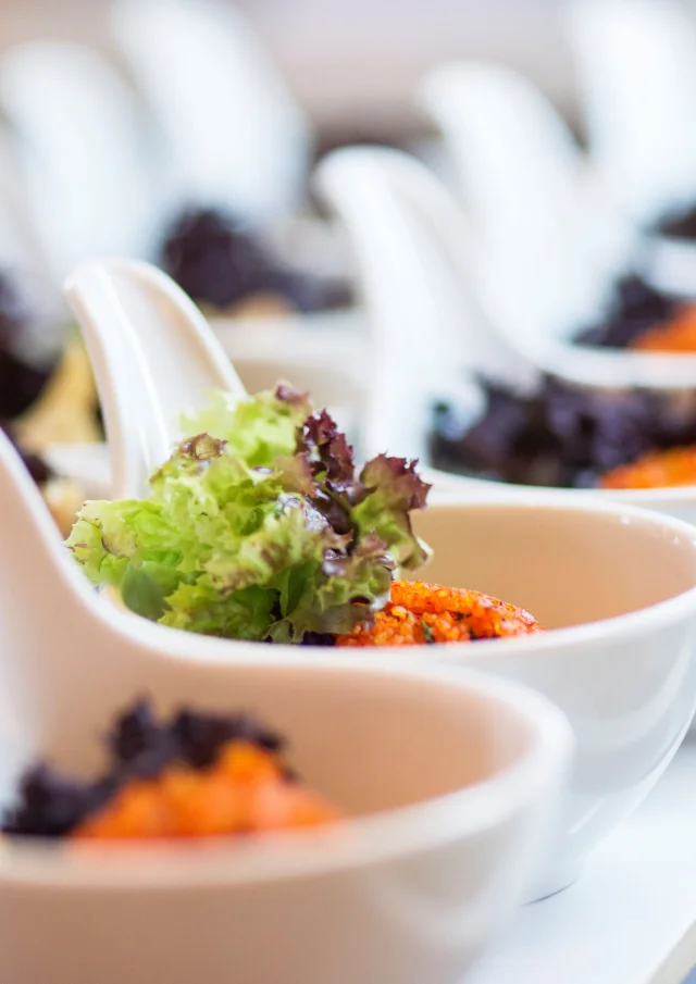 Cuillère apéritive de traiteur