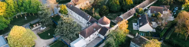Château d'Epône vu du ciel
